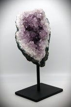 Load image into Gallery viewer, Amethyst Crystal Stone (with black stand)