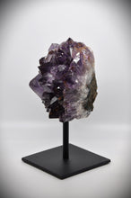 Load image into Gallery viewer, Amethyst Crystal Stone (with black stand)