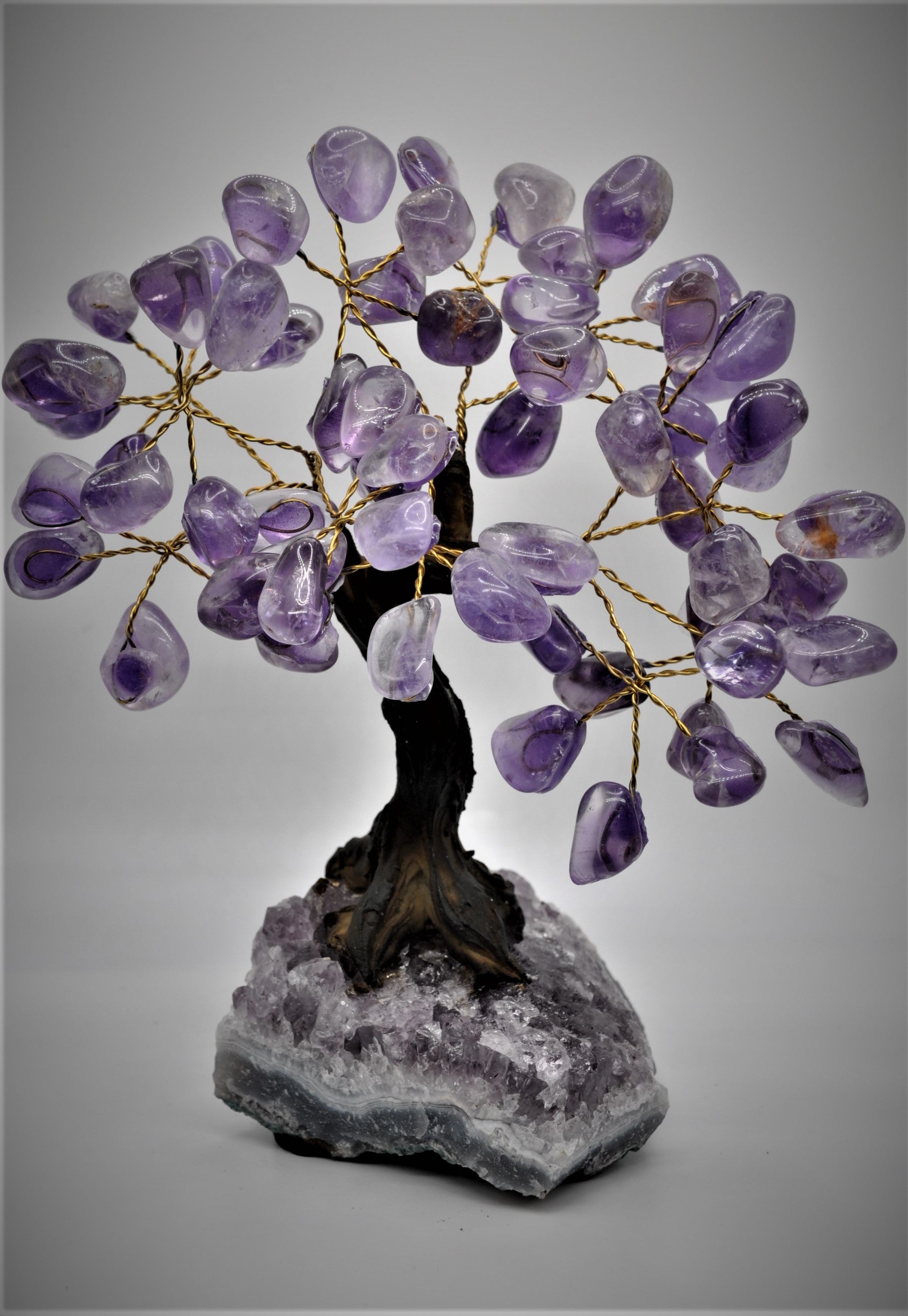 amethyst stone bonsai tree Amethyst Bonsai Tree 7" – Holistic World
