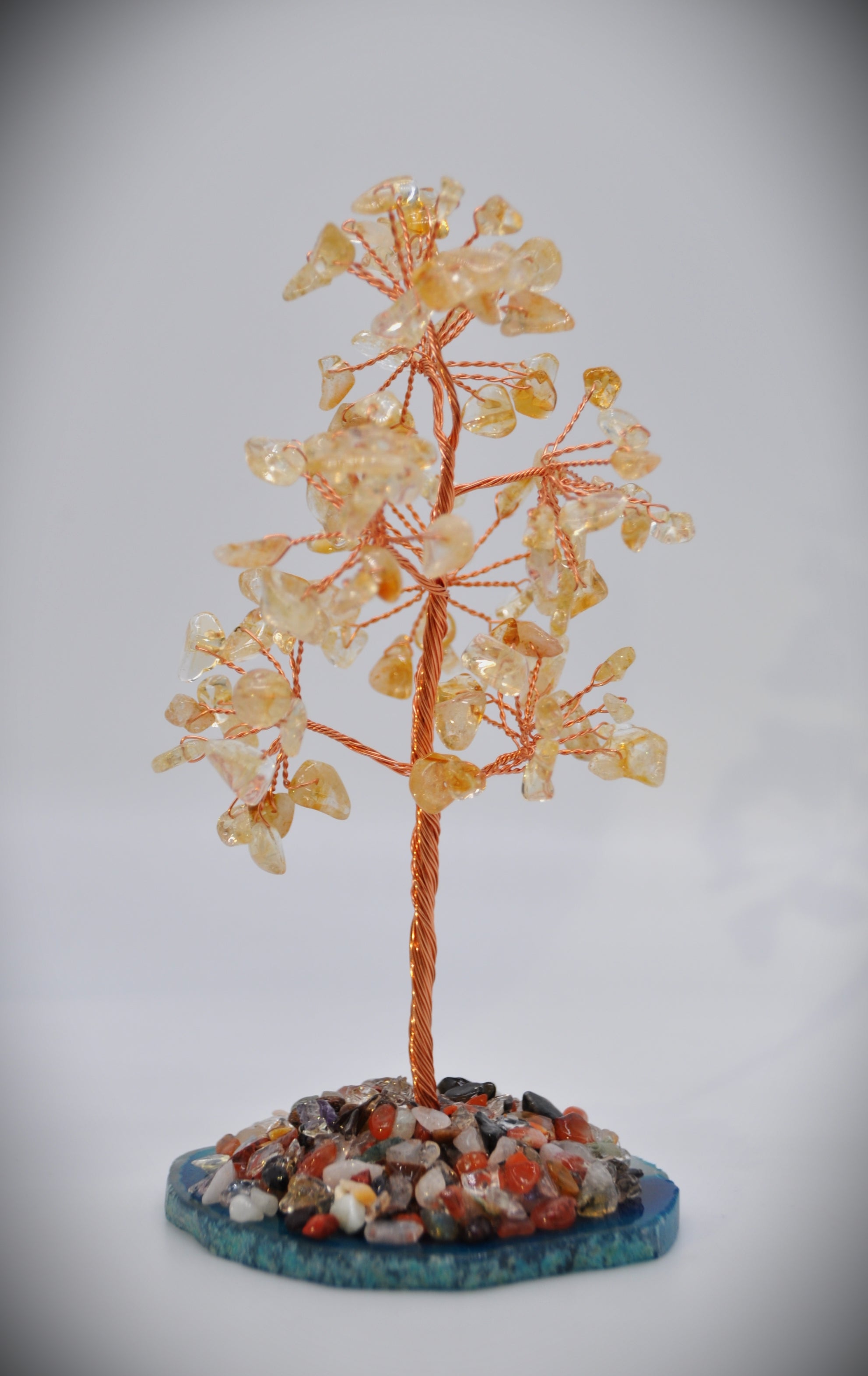 citrine bonsai crystal tree Citrine Bonsai Tree 4" – Holistic World