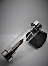 Load image into Gallery viewer, Tigers Eye Energy Glass Water Bottle 18.5 Oz
