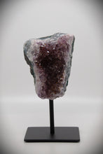 Load image into Gallery viewer, Amethyst Crystal Stone (with black stand)
