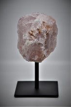 Load image into Gallery viewer, Rose Quartz Crystal Stone (with black stand)

