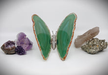 Load image into Gallery viewer, Green Agate Butterfly
