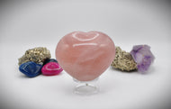 Heart of Rose Quartz Crystal