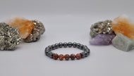 Hematite with Red Japer