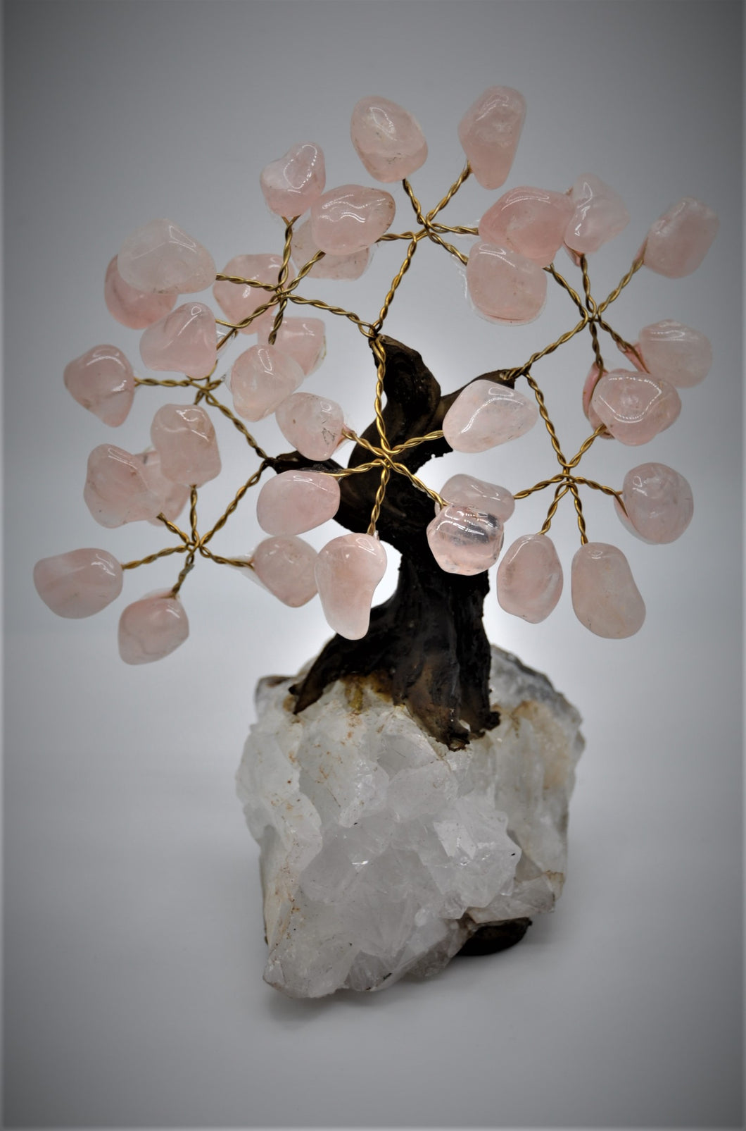 Rose Quartz Bonsai Tree 5