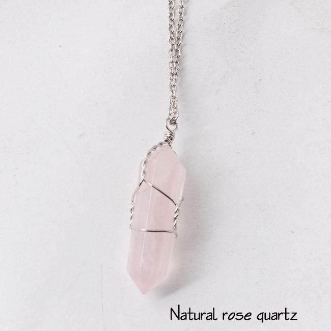 Artilady natural quartz pendant necklaces crystal stone women jewelry